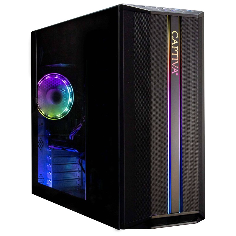 Comprar Pc Gaming Captiva Advanced R98-206 Desktop Amd Ryzen 7 5700x, 32gb 1tb M.2 Ssd, Rtx 5060, Wi-Fi 6, W11 - Ganga Electróni