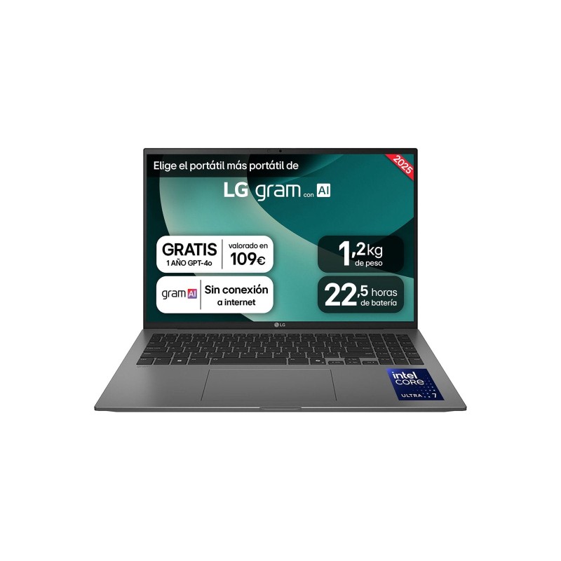 Comprar Portátil Lg Gram 16zd90t G Core Ultra 5 225h 16gb 512gb Ssd Freedos 16 " - Ganga Electrónica