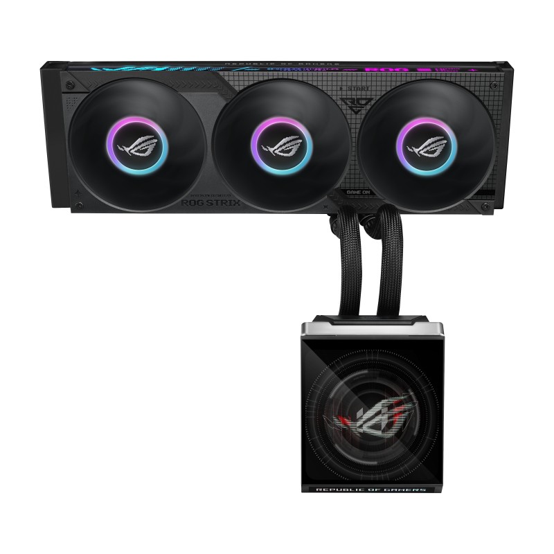 Comprar Refrigeración Liquida Cpu Asus Rog Mrix Slc Iv 360 Argb Lcd Negro - Ganga Electrónica