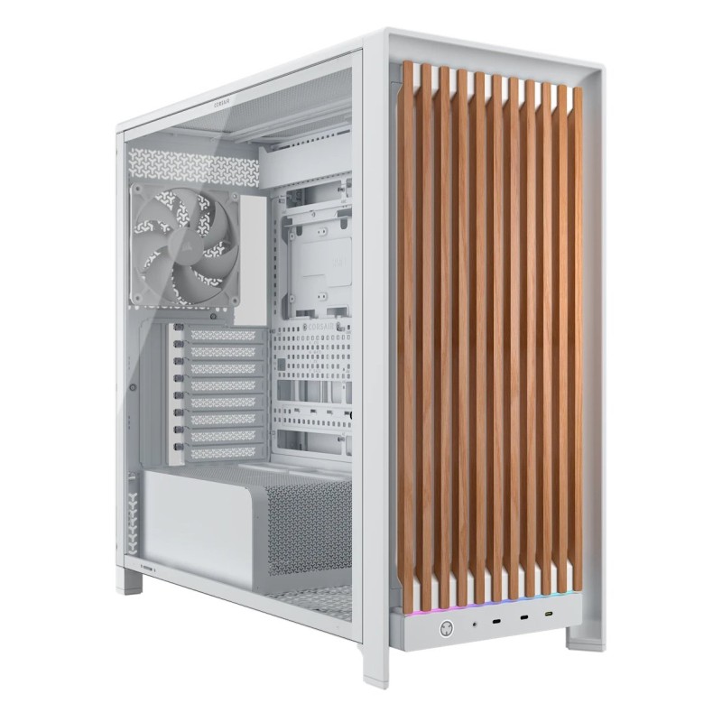 Comprar Caja Pc Corsair Geh Frame 5000d Wood Rs Performance Blanco Oak - Ganga Electrónica
