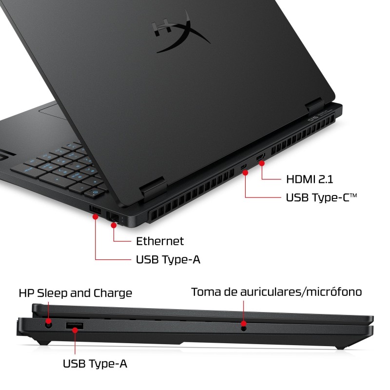 Comprar Portátil Hp Hyperx Omen 15-Ga0014ns U7 355 16gb 512gb Rtx 5060 15.3"2k Fdos - Ganga Electrónica