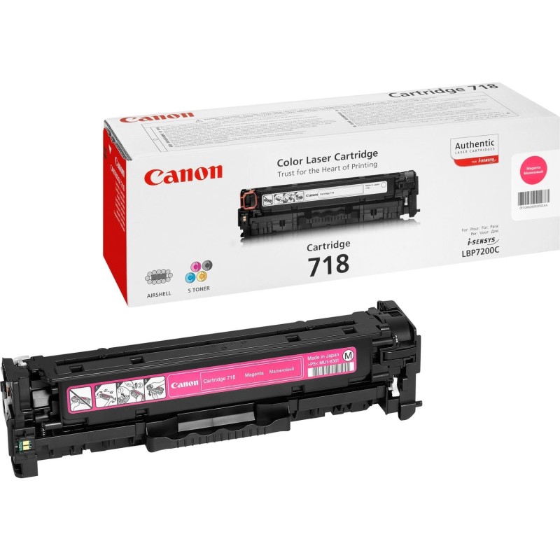 Comprar Canon Tóner Magenta 718 M 2660b002 2900 Copias - Ganga Electrónica