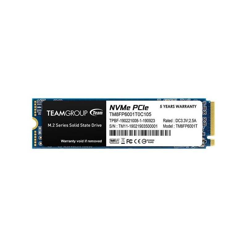 Comprar Ssd Teamgroup M.2 1tb Mp33 Pcie Gen3 X4 Nvme M.2 Ssd 1800/1500 Mb/S - Ganga Electrónica