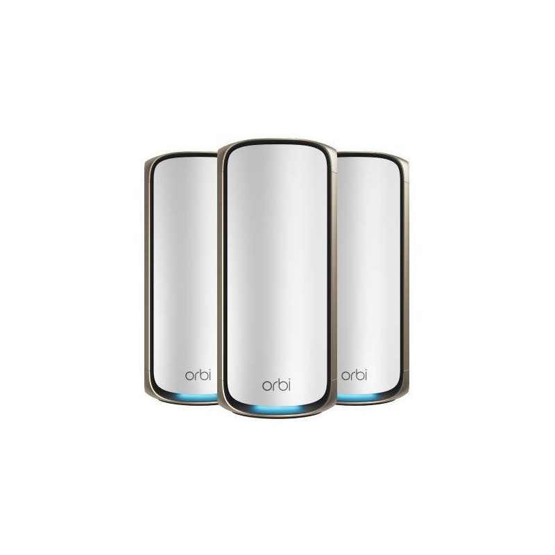 Comprar Netgear Orbi 970 Series Quad-Band Wifi 7 Mesh System Blanco 27gbps 3 Pieces 1year - Ganga Electrónica