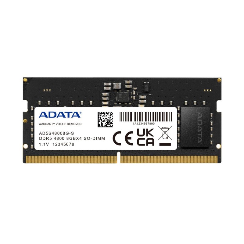 Comprar Memoria Ram Adata Ad5s48008g-S So Dimm 8gb 4800mhz Ddr5 - Ganga Electrónica