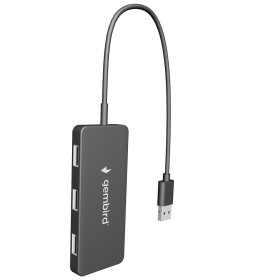 Comprar Gembird Uhb-U2p4-04 Interface 4-Port Hub Usb 2.0 480 Mbit/S Black - Ganga Electrónica