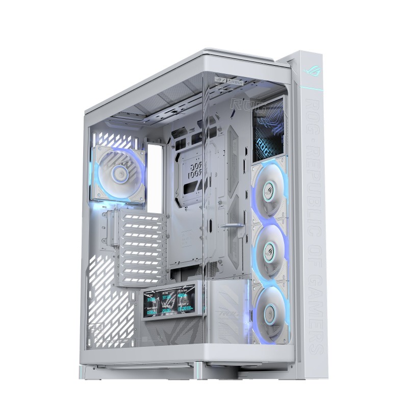 Comprar Caja Pc Asus Rog Cronox Gr801 Curve Tg Argb White Midi Tower Blanco - Ganga Electrónica