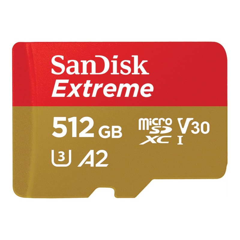 SanDisk Extreme microSDXC UHS-I 512GB sin adaptador | Ganga Electrónica