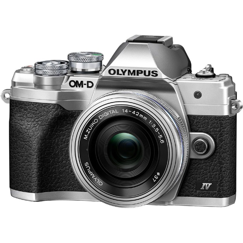 Olympus OM-D E-M10 Mark IV + 14-42mm EZ (Plata) | Ganga Electrónica