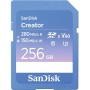 SanDisk Creator SDXC UHS-II 256GB 280MB/s V60 | Ganga Electrónica