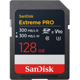 SanDisk Extreme PRO SDXC UHS-II 128GB 300MB/s V90 | Ganga Electrónica