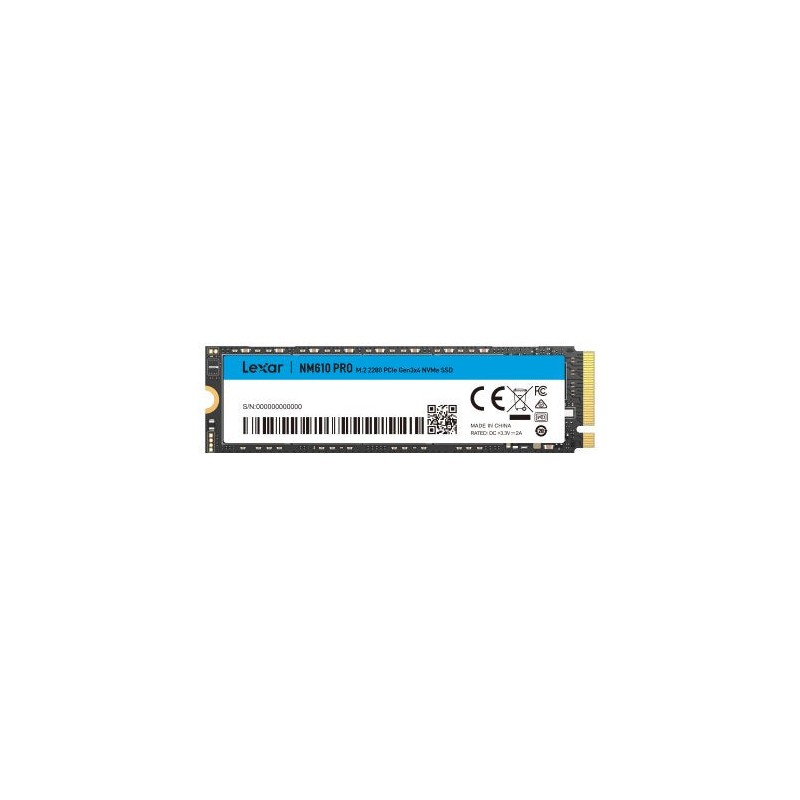 Comprar Lexar Nm610 Pro 2tb Nvme Pcie Gen3x4 Lnm610p002t-Rnnng - Ganga Electrónica