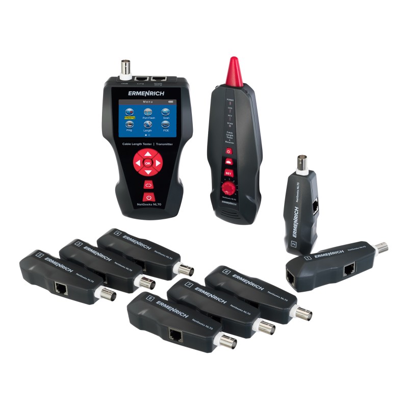 Comprar Comprobador de longitud de cables Ermenrich NetGeeks NL70 - Ganga Electrónica