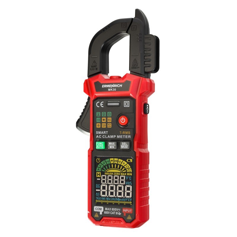 Comprar Amperímetro de pinza digital Ermenrich Ping MK30 - Ganga Electrónica