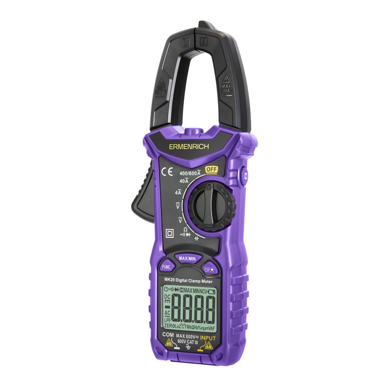 Comprar Amperímetro de pinza digital Ermenrich Ping MK20 - Ganga Electrónica