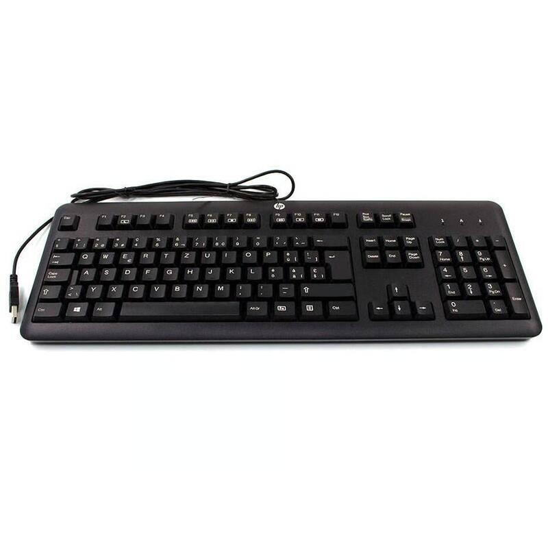Comprar Teclado reacondicionado Hp KB57211 673647-BL3 724720-BL1 español (qwerty) negro con cable USB - Ganga Electrónica