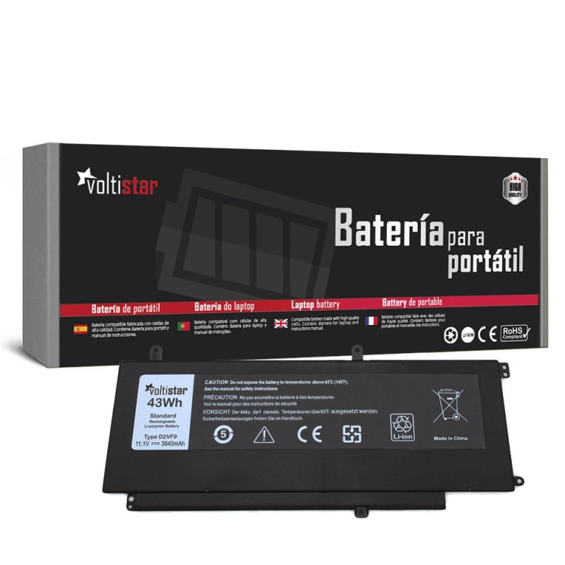 Batería para portátil dell inspiron 15 7547 7548 vostro 5459 0pxr51 d2vf9