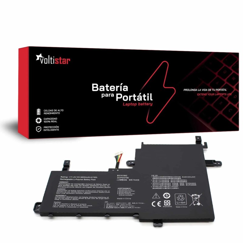 Batería para portátil asus vivobook 15 f513 k513e b31n1842