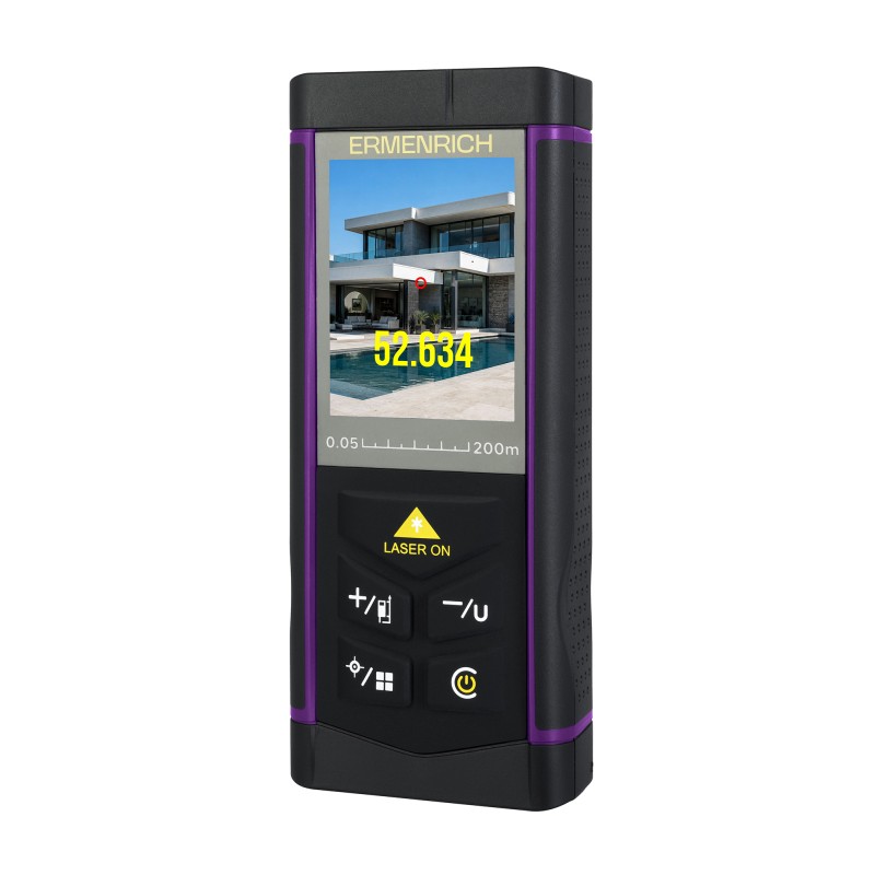 Comprar Medidor láser Ermenrich PRO LR200, con cámara - Ganga Electrónica