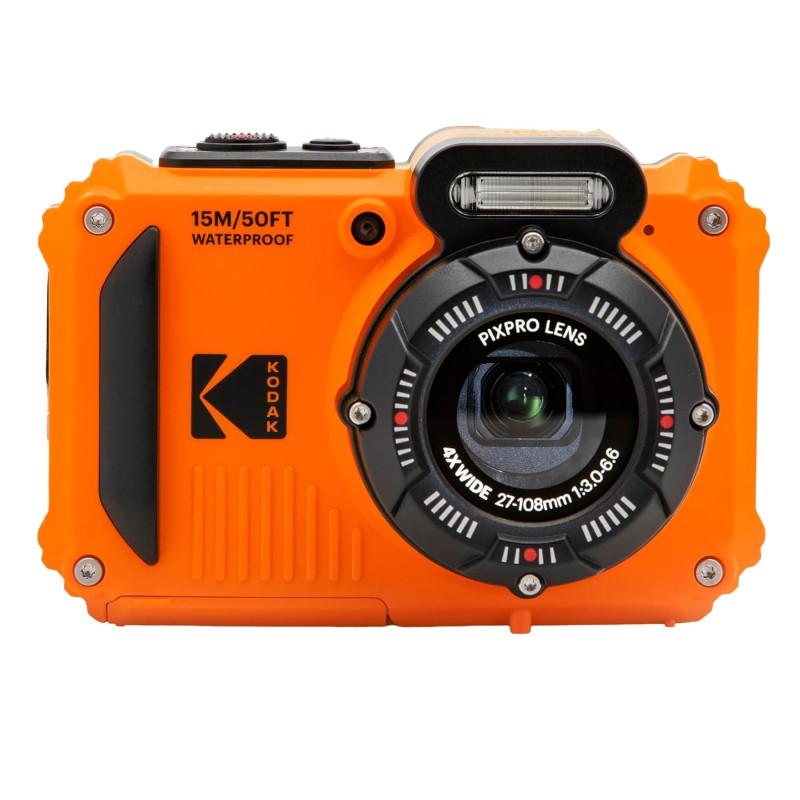 Comprar Kodak Pixpro WPZ2 Naranja - Cámara compacta waterproof - Ganga Electrónica